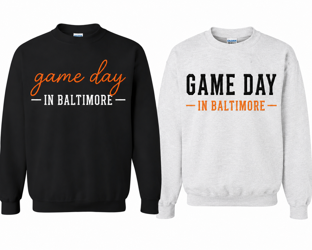Game Day In Baltimore - Orange
