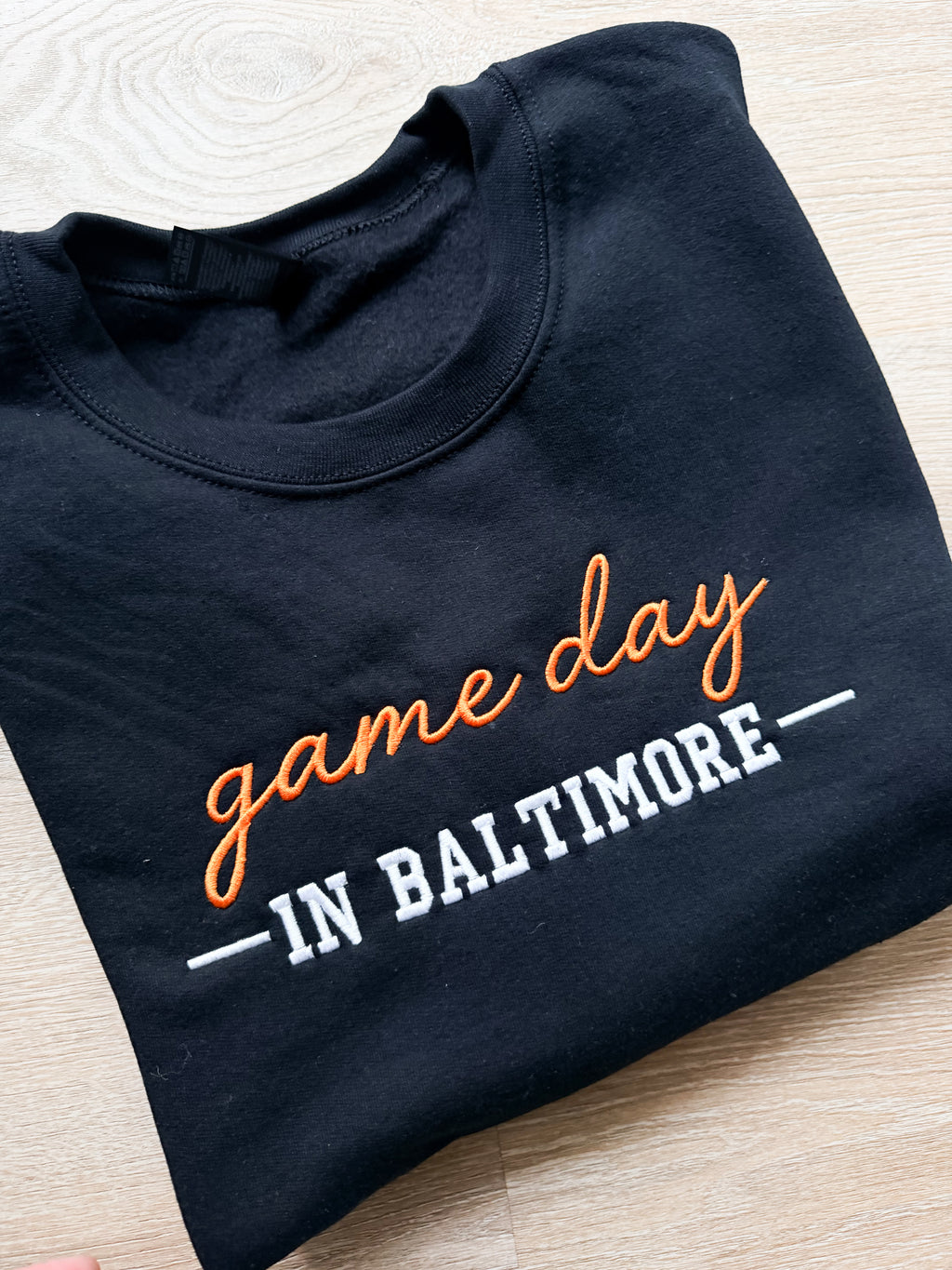 Game Day In Baltimore - Orange