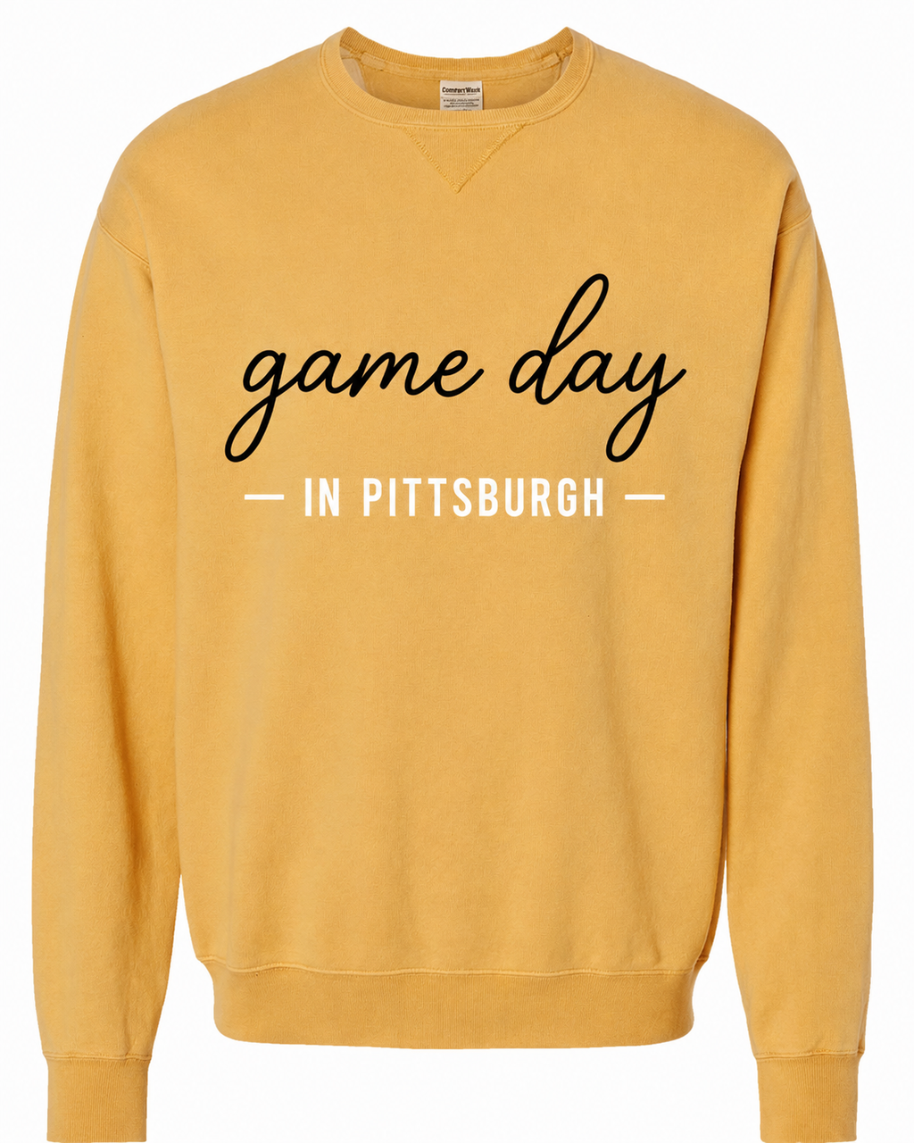 Game Day In Pittsburgh Embroidered