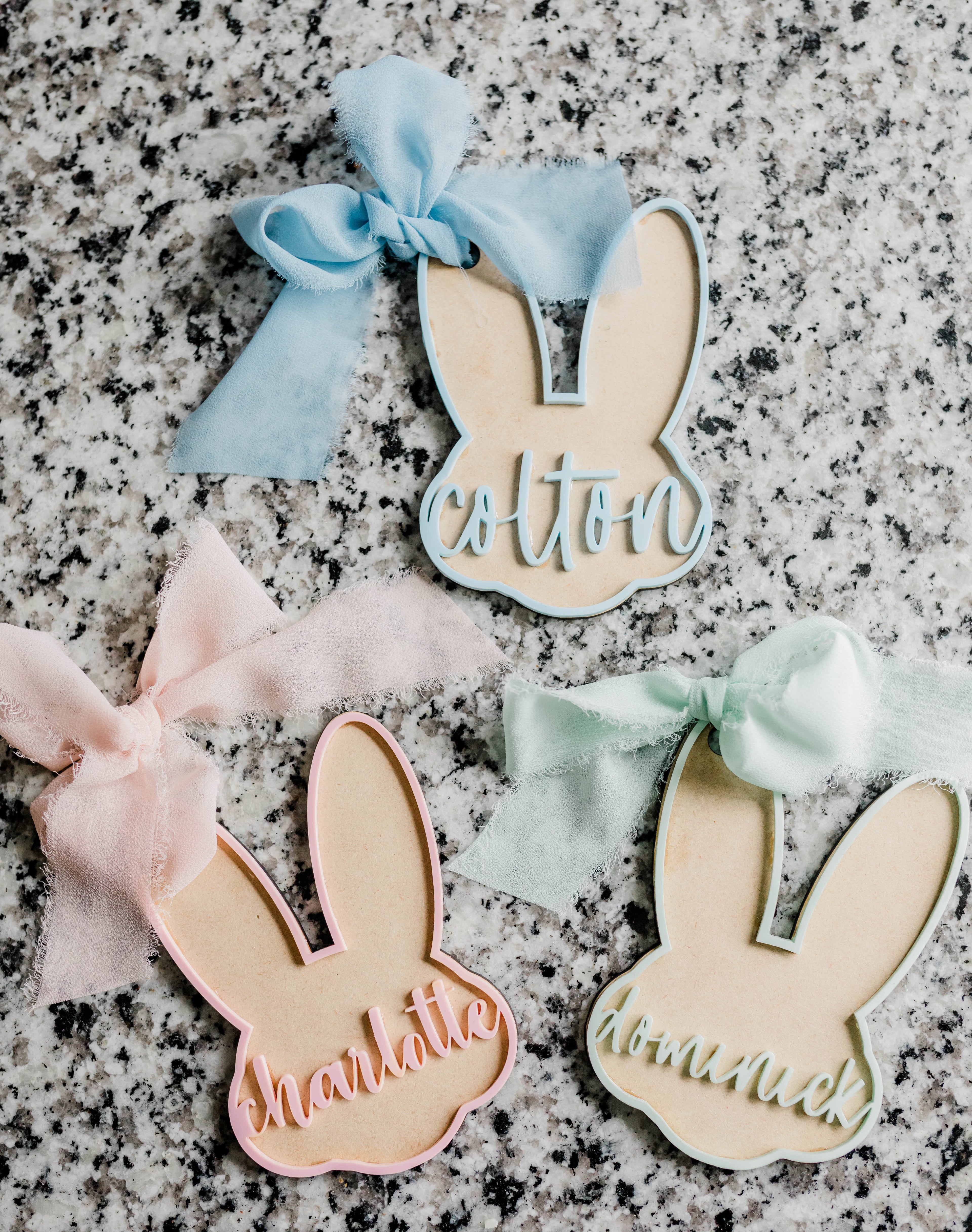 Easter Bunny Basket Tags