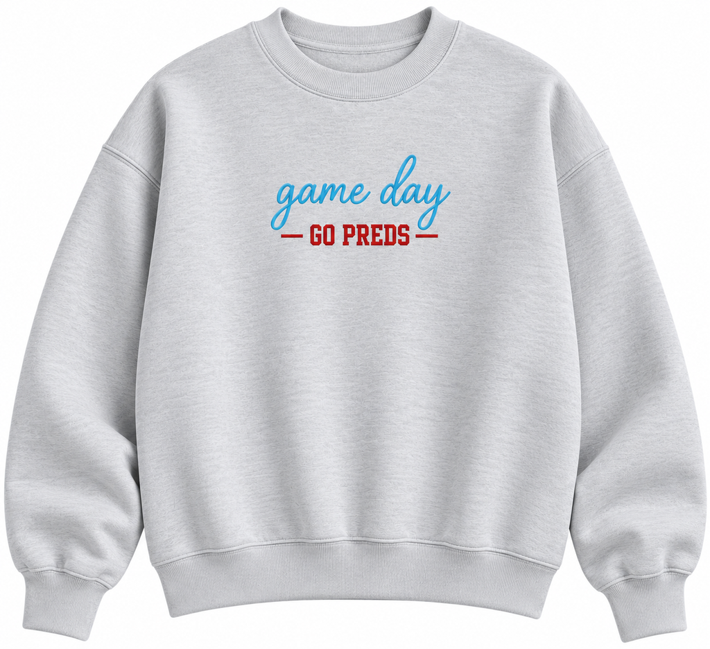 Game Day GO PREDS Crewneck