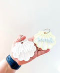 Sea Shell Keychains - 3.5 wide