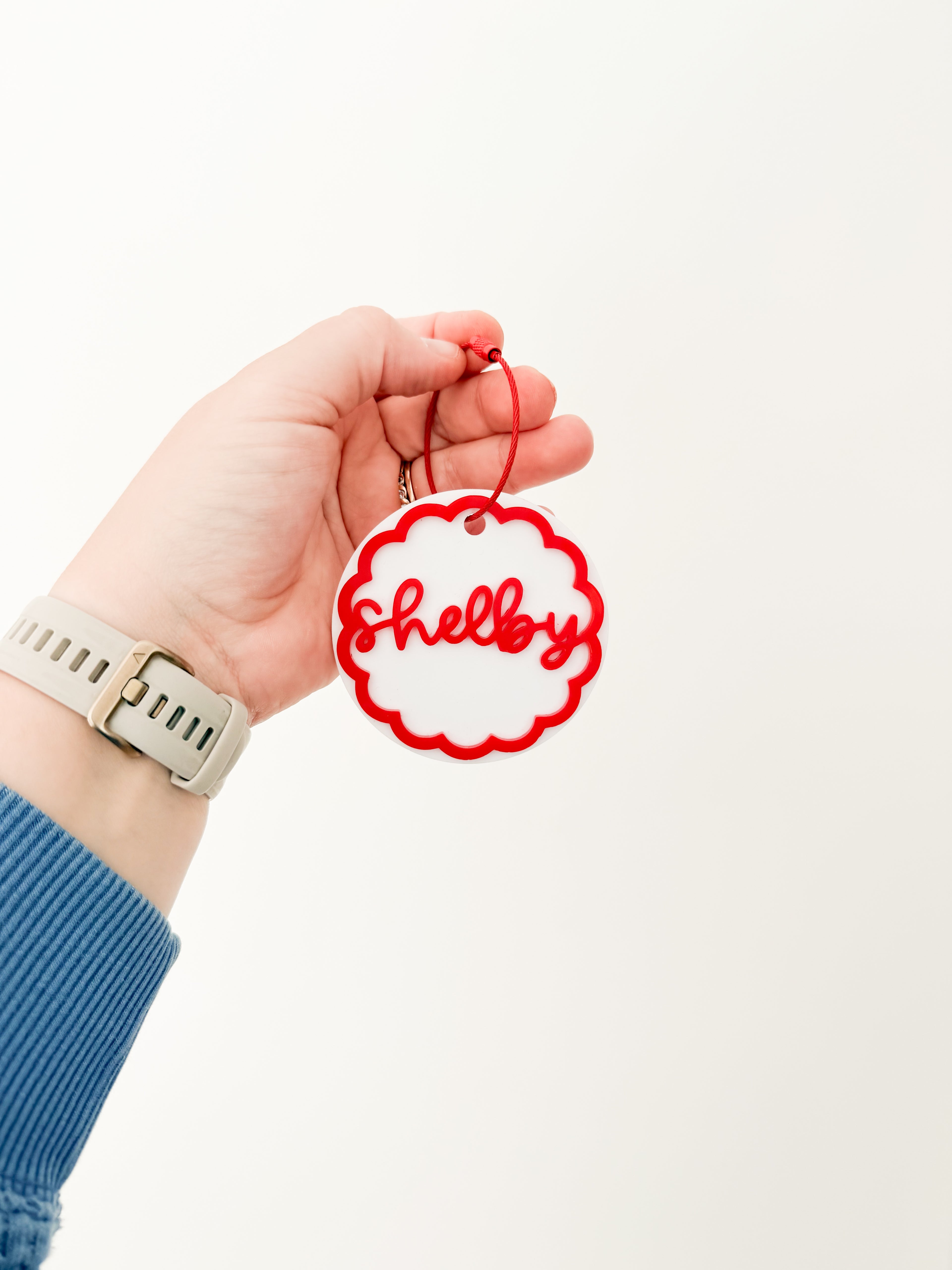 Scalloped Bag Tags