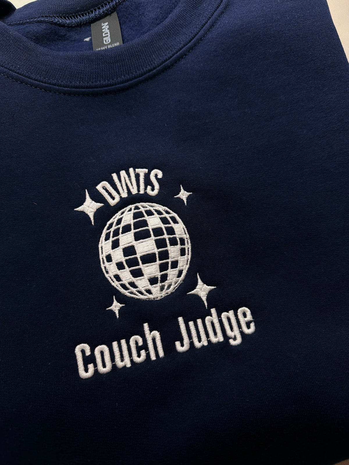 COUCH JUDGE - NAVY CREWNECK