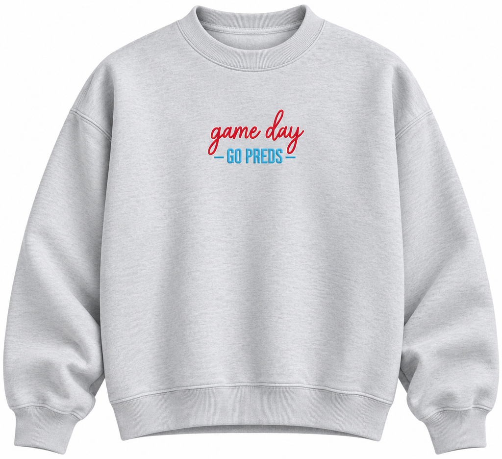 Game Day GO PREDS Crewneck